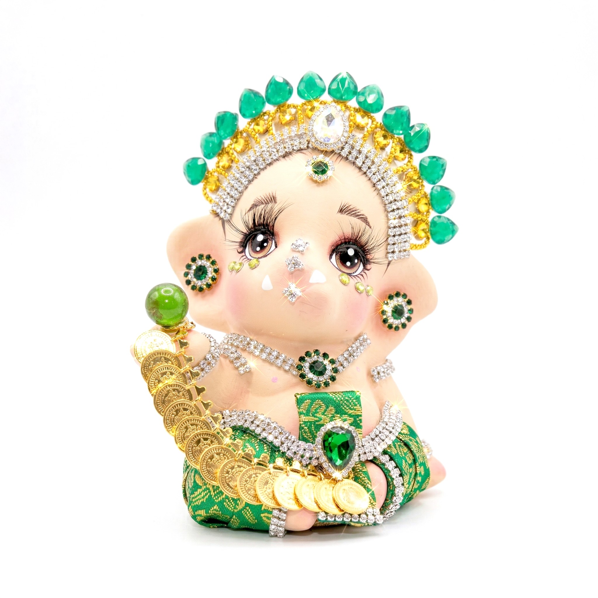 開運NOW-《無限智慧》限量版象神供奉尊（綠）