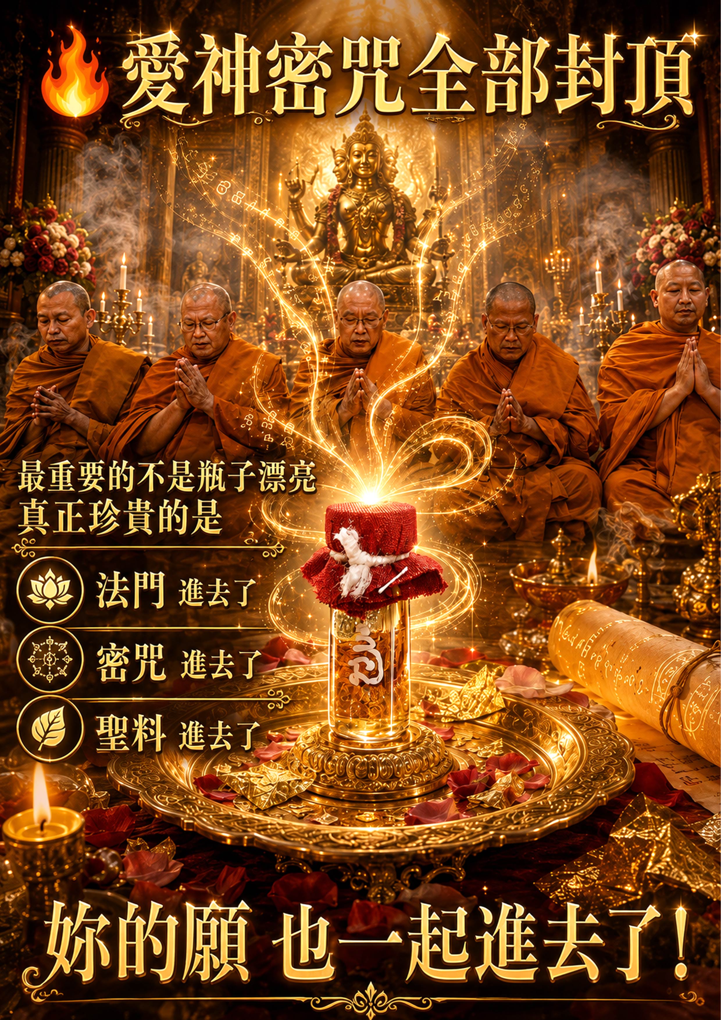 泰幸福-【愛神聖誕】愛神降臨・成願寶瓶 產品說明