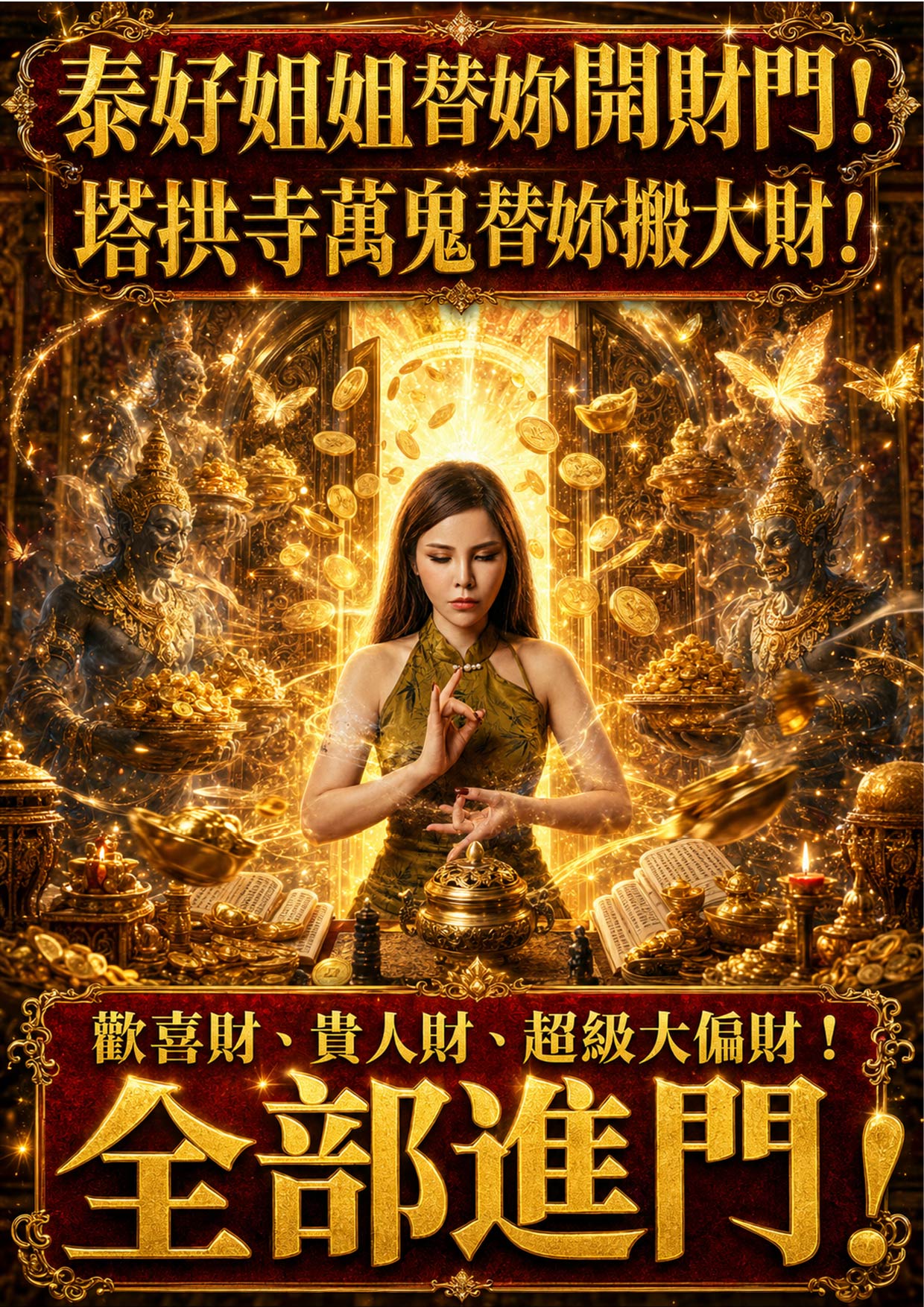 開運NOW-【萬鬼納富】事事如意・萬金入庫組 產品說明