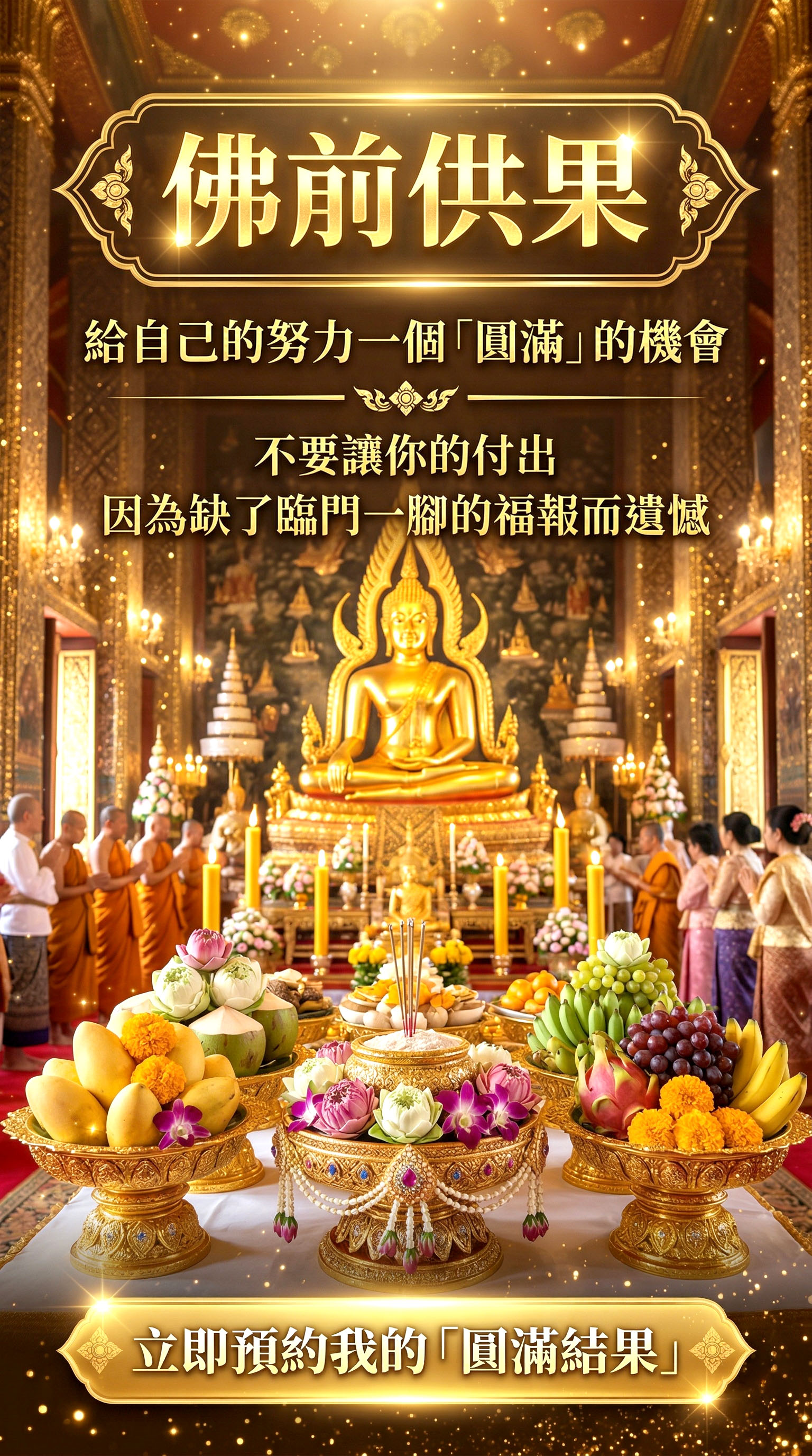 開運NOW-【佛均山】佛前供果（一盤） 產品說明