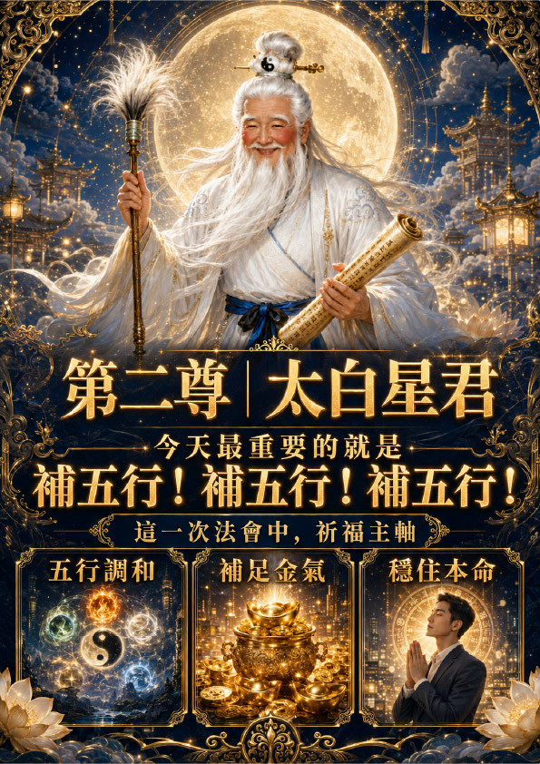 泰幸福-【月圓福滿】青春永駐大法會・五行圓滿 產品說明