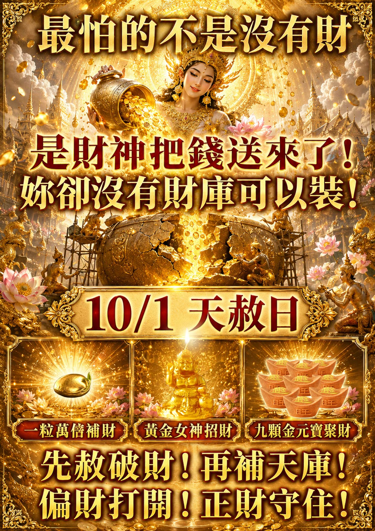 開運NOW-【天赦・天庫赦令財】 產品說明