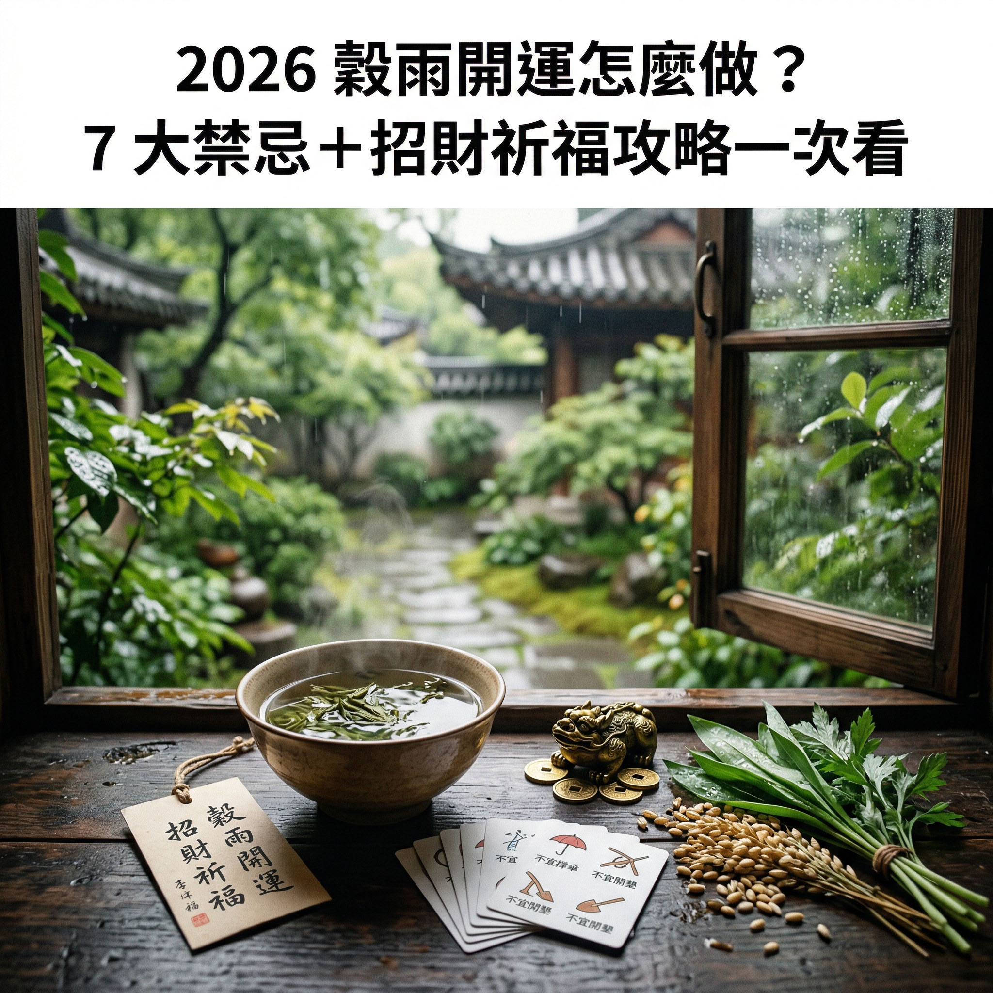 【泰好運】2026 穀雨開運怎麼做？7 大禁忌＋招財祈福攻略一次看