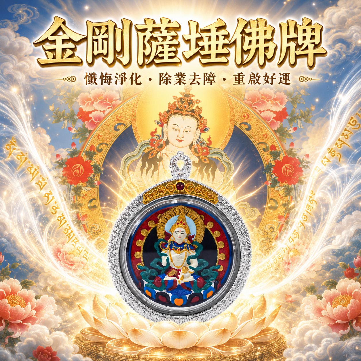 開運NOW-【開運珍藏】金剛薩埵佛牌-預購