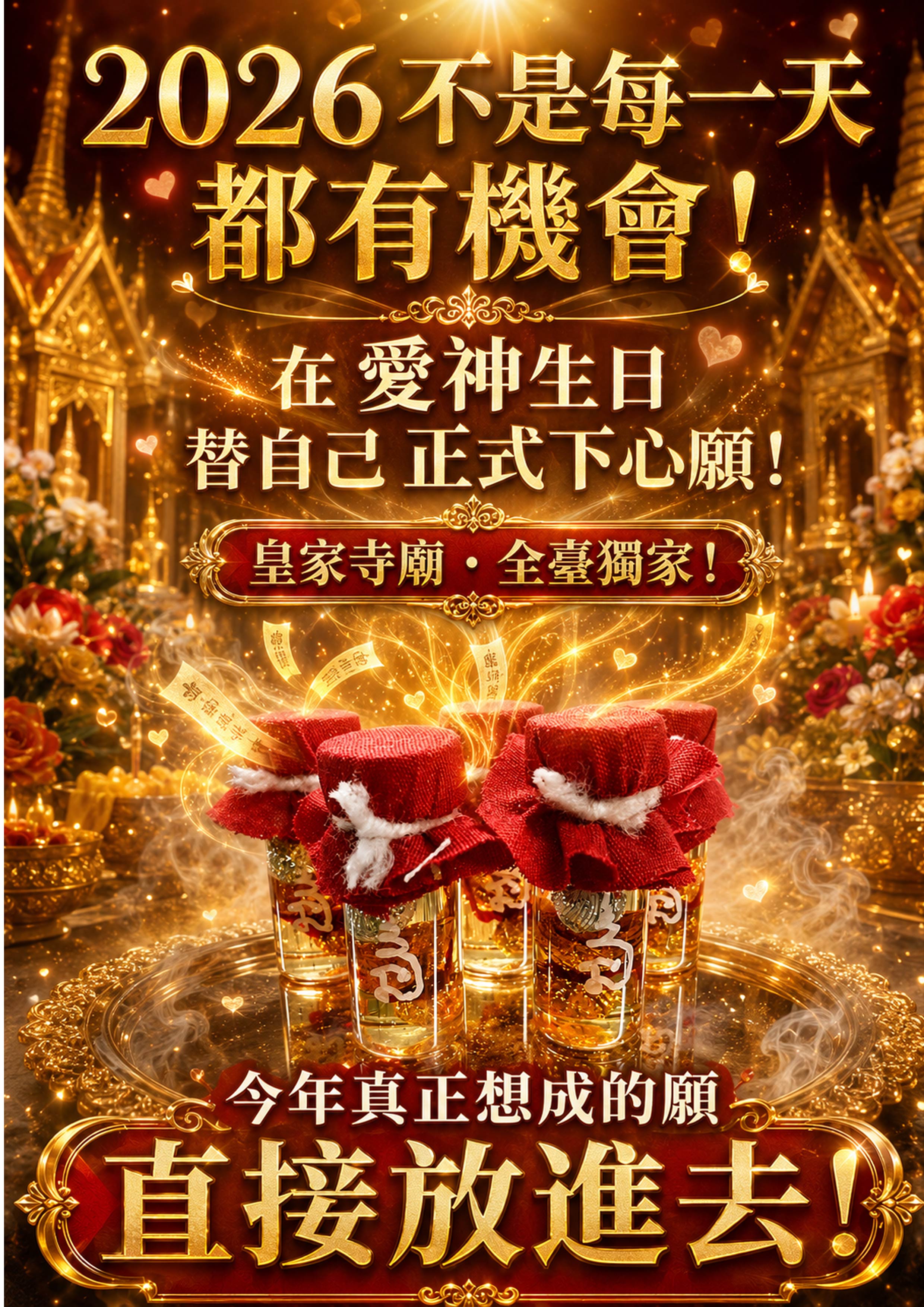 泰幸福-【愛神聖誕】愛神降臨・成願寶瓶 產品說明