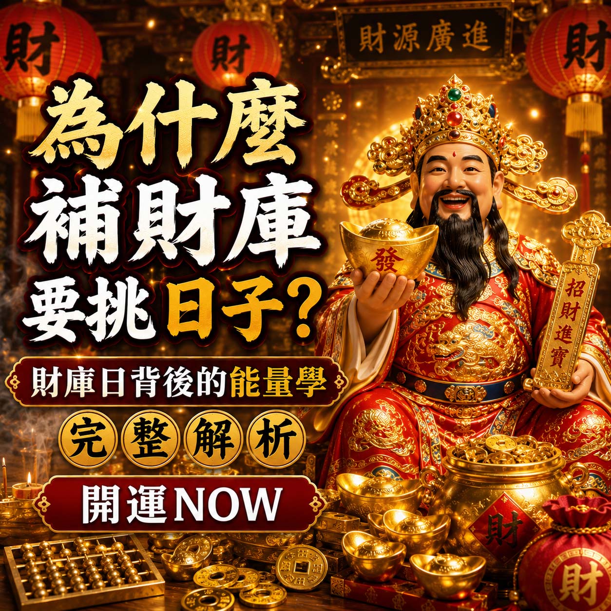 【泰好學】為什麼補財庫要挑日子？財庫日背後的能量學完整解析｜開運NOW