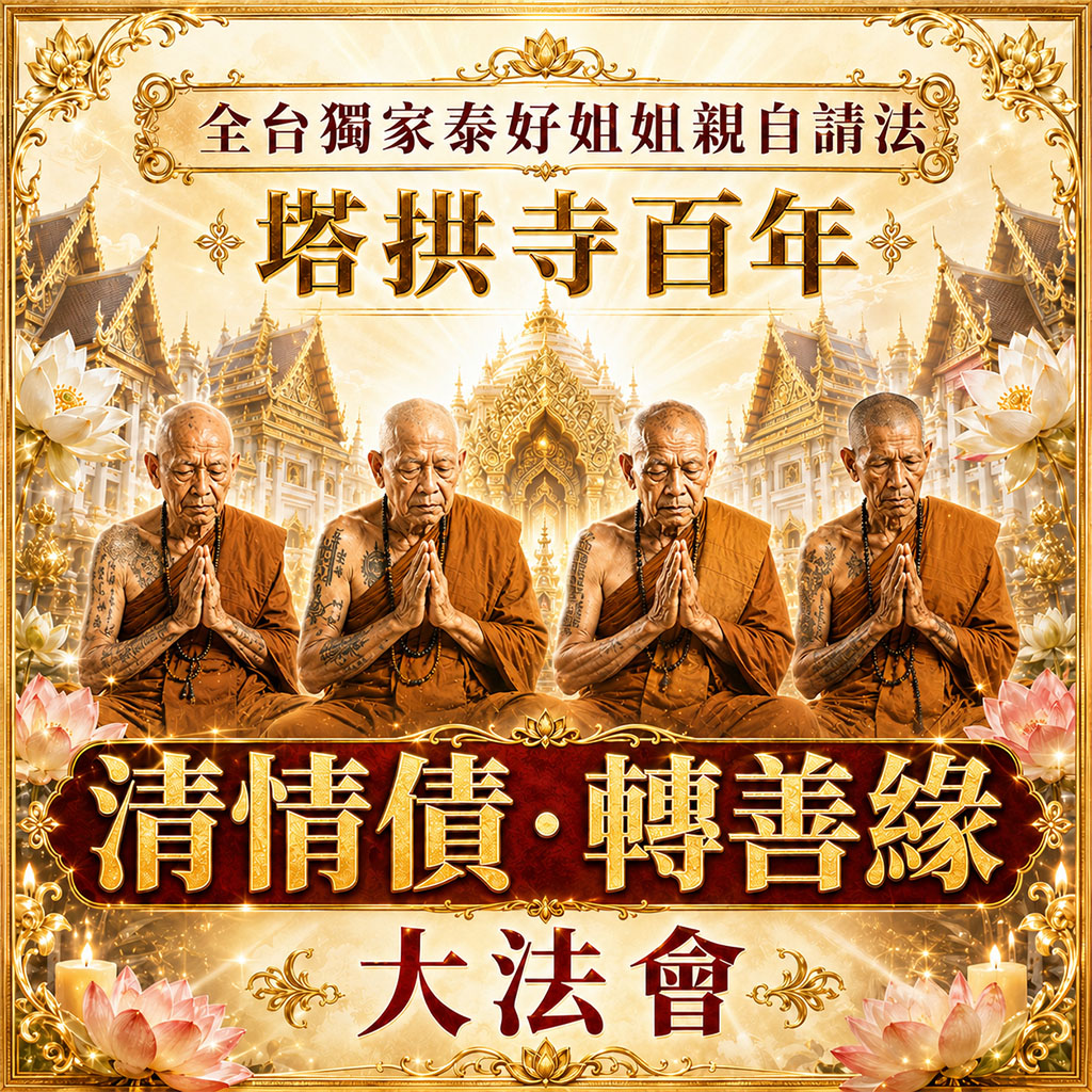 泰幸福-【塔拱寺百年】清情債．轉善緣大法會