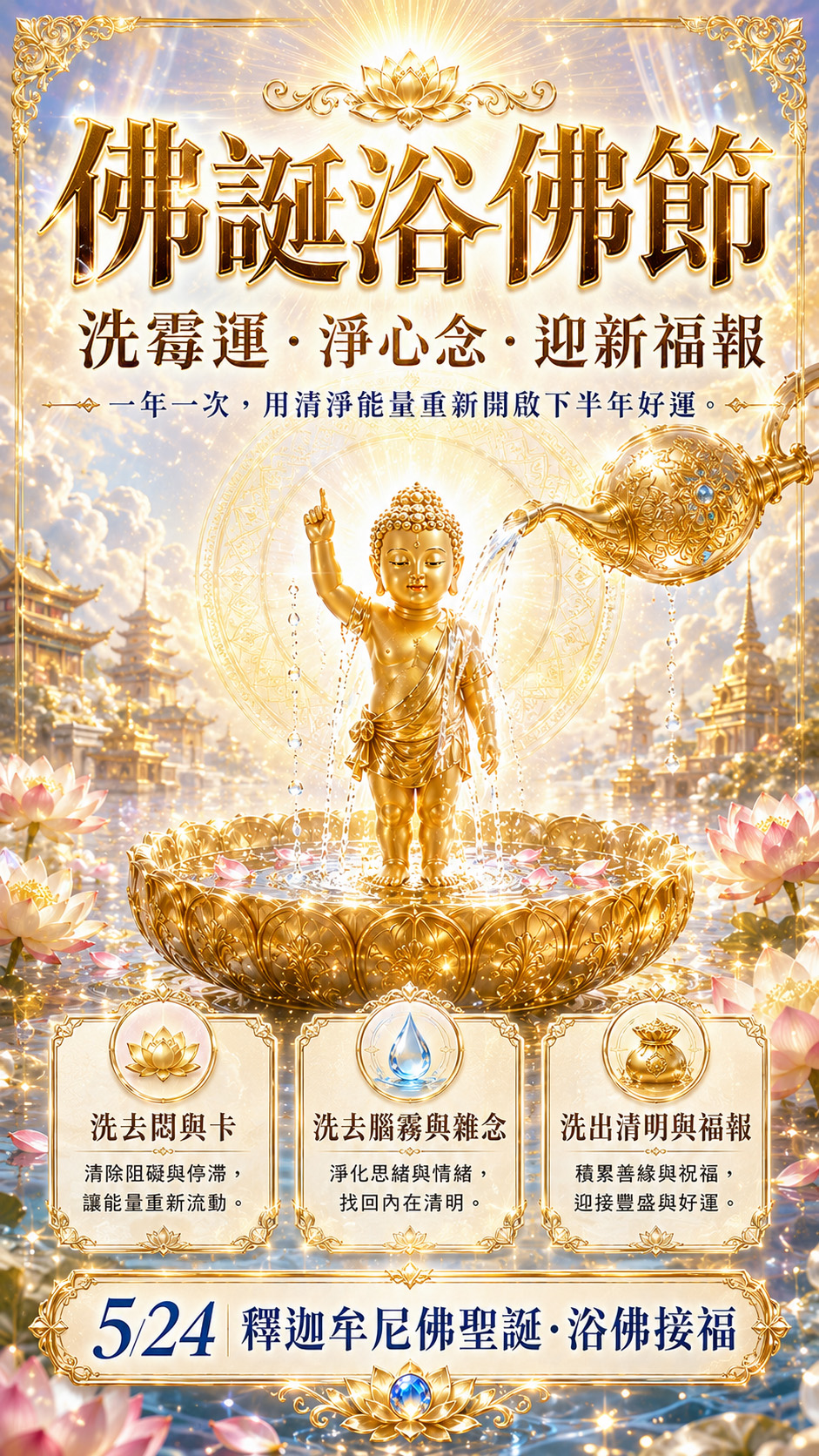 開運NOW-【天赦日翻身大禮包】開運啟福組 產品說明