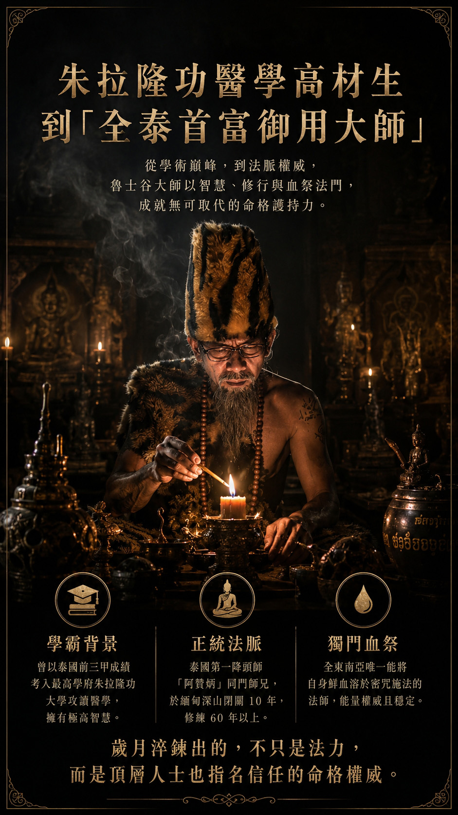 泰幸福-【高階法術】魯士谷大師－天生好命術 產品說明