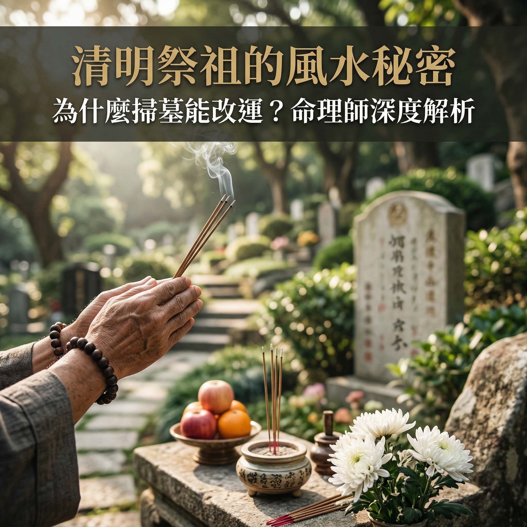【泰好運】清明祭祖的風水秘密｜為什麼掃墓能改運？命理師深度解析