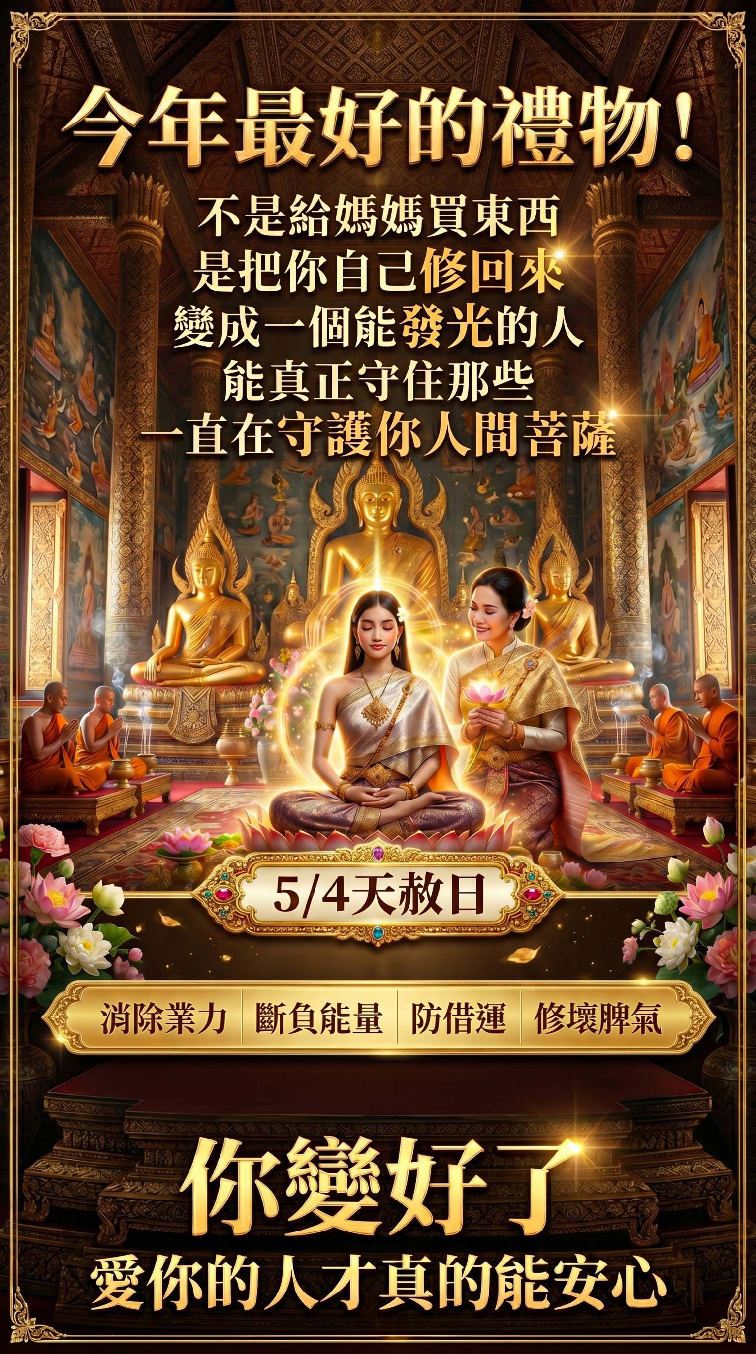 開運NOW-【天赦日+母親節】進階清債組 產品說明