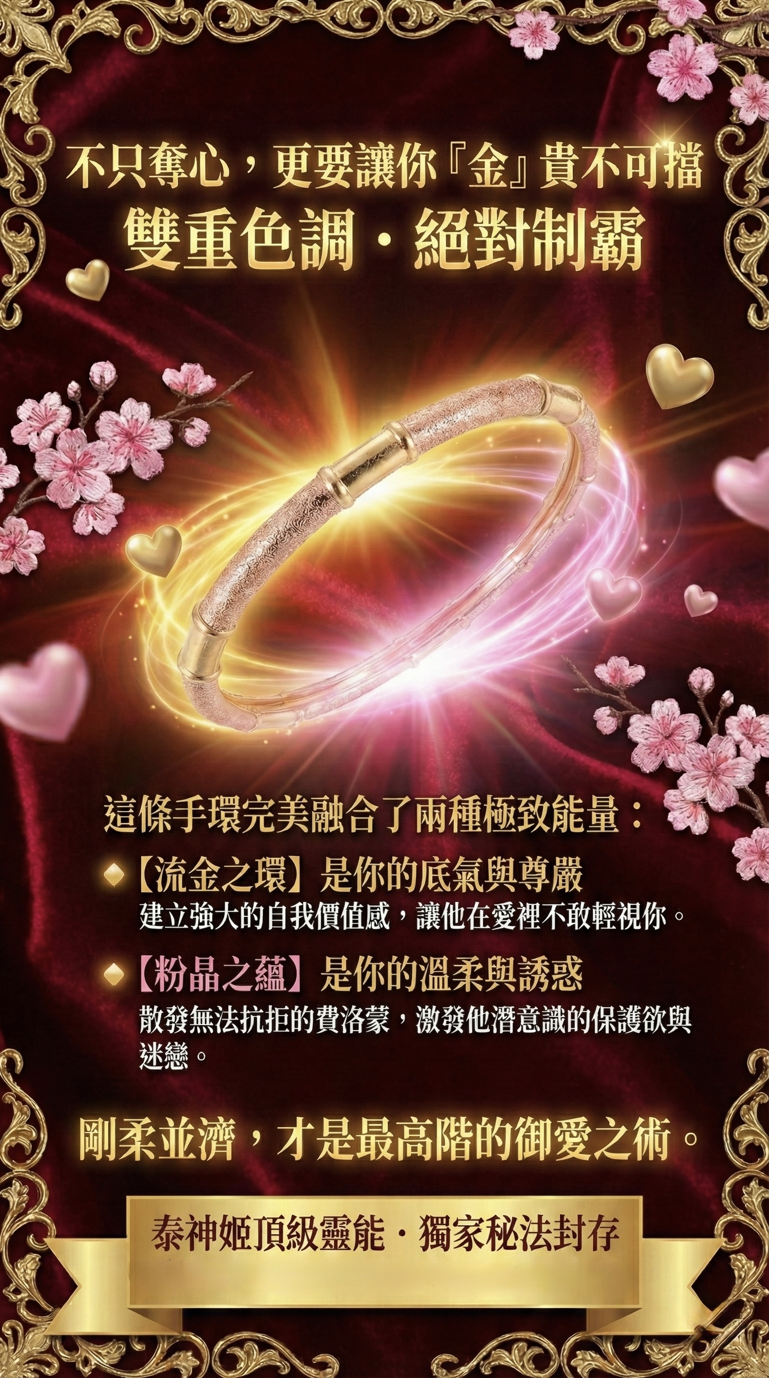 開運NOW-魅愛奪心手環 產品說明