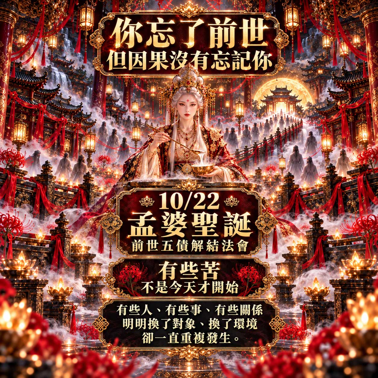 開運NOW-孟婆聖誕・前世五債解結法會-大眾版
