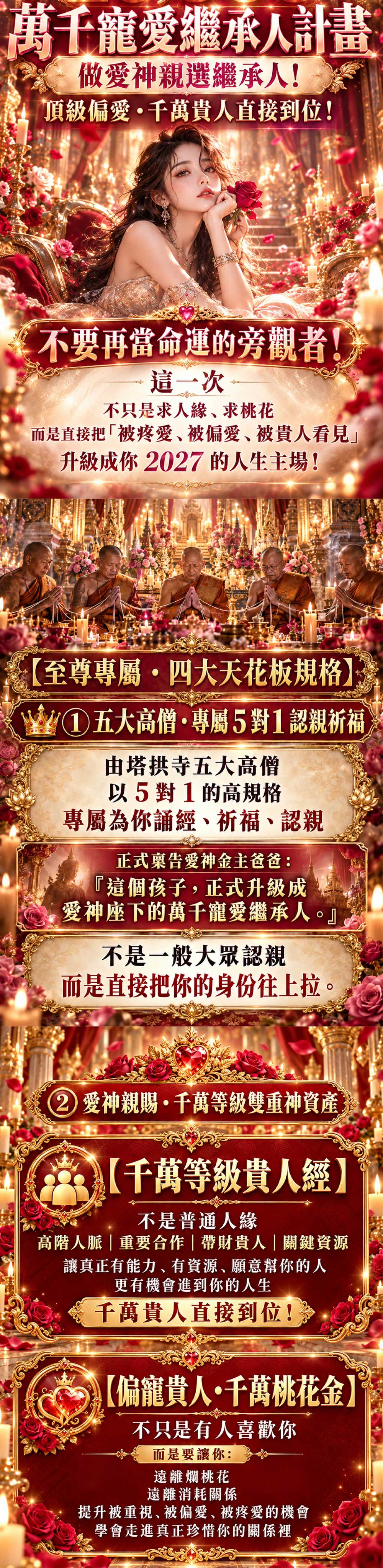 開運NOW-愛神・萬千寵愛繼承人計畫 產品說明