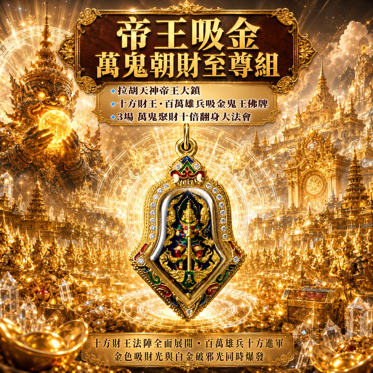 開運NOW-【萬鬼納富】帝王吸金・萬鬼朝財至尊組