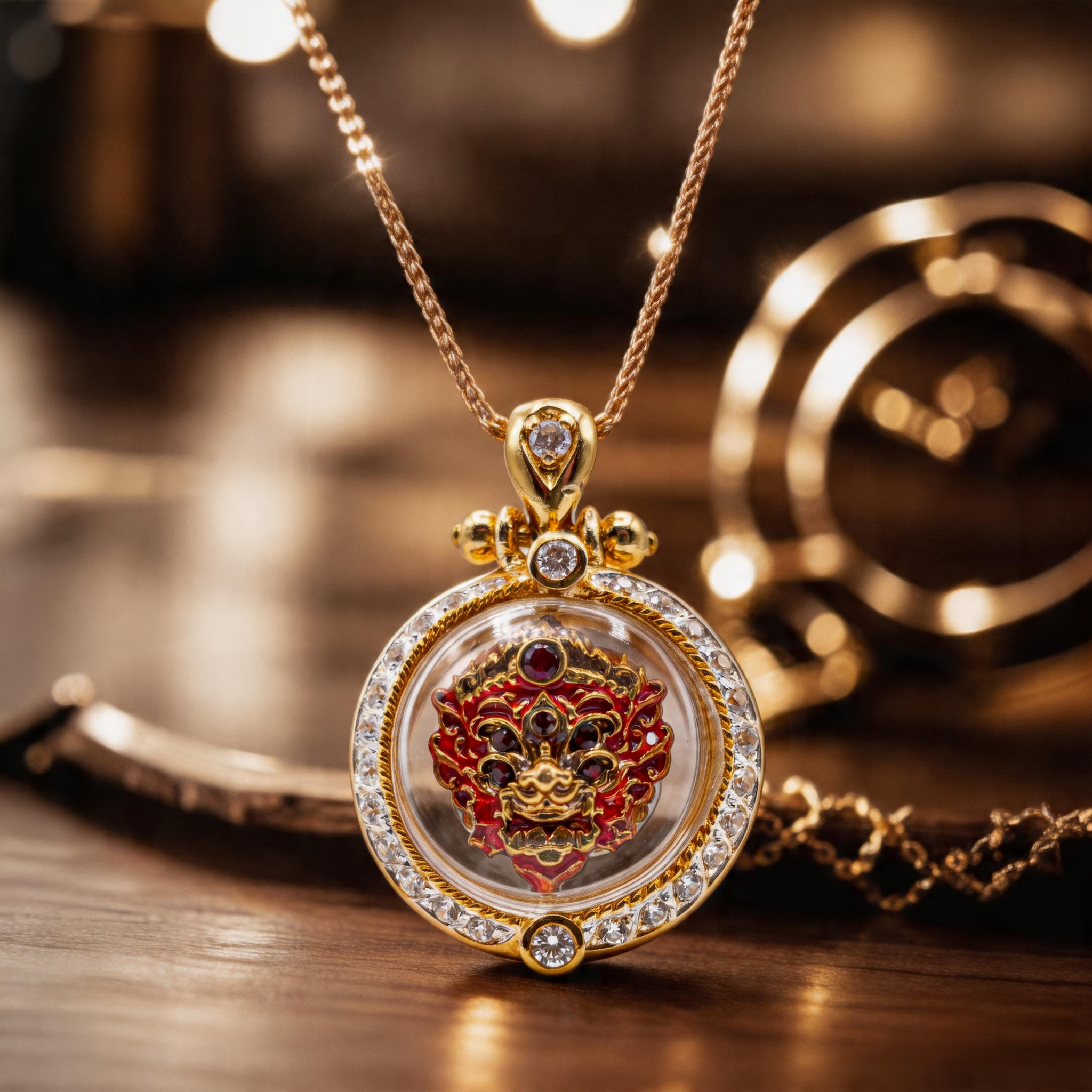 開運NOW-【五眼四耳】五路八方鴻運吸財＆橫財入庫佛牌送鍊子＿ 產品說明