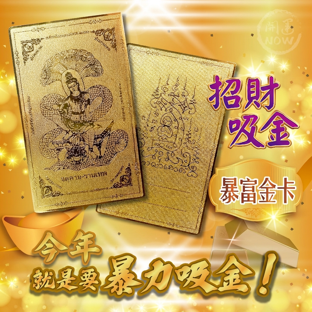 大辣天后宮-【財富滿貫】就是要暴富發財金卡