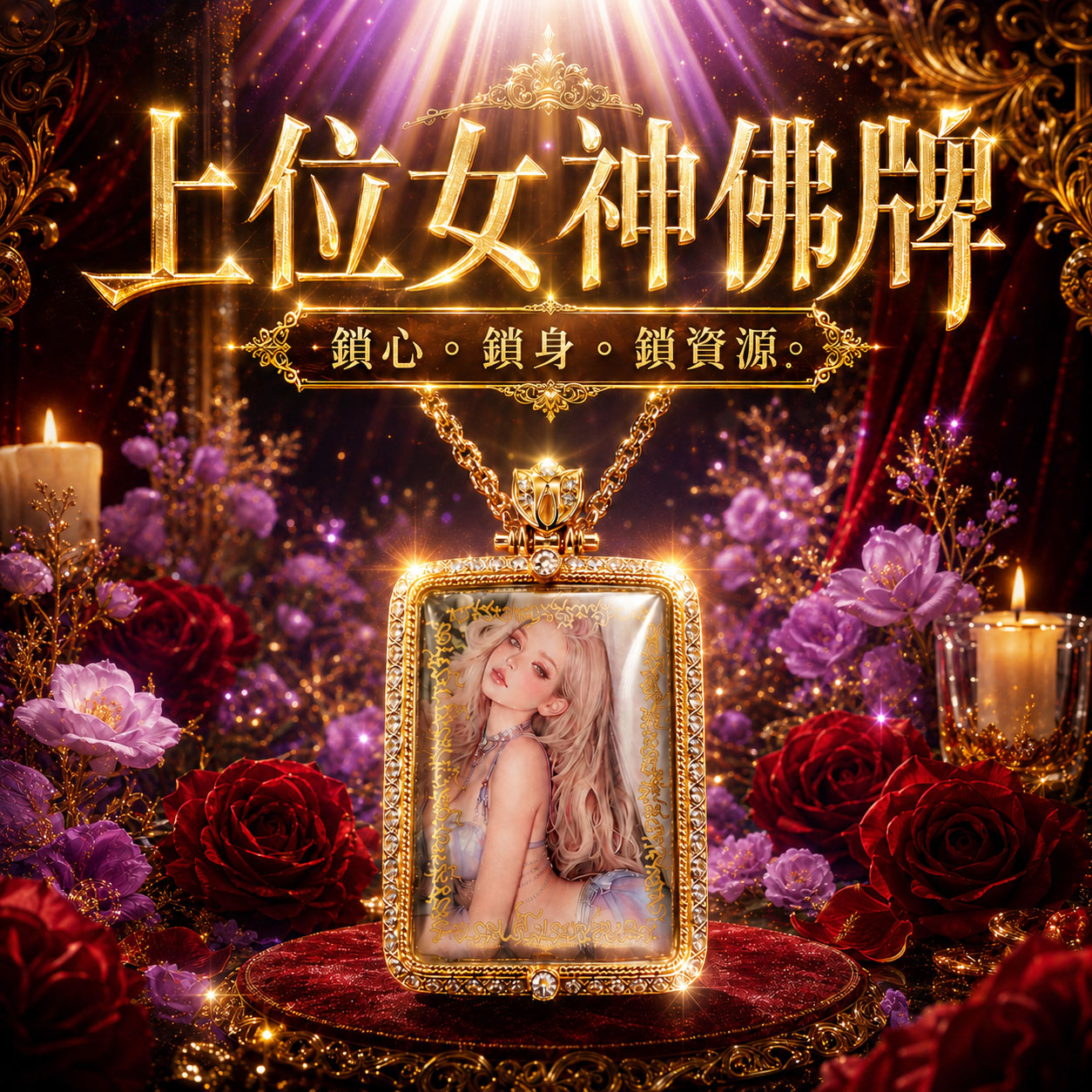 開運NOW-【女王氣場】上位女神佛牌-預購