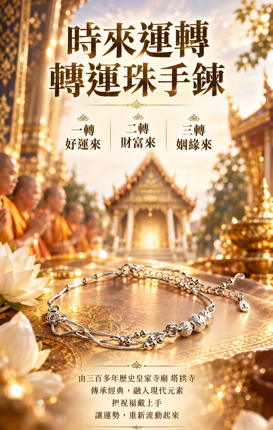 時來運轉轉運珠手鍊
