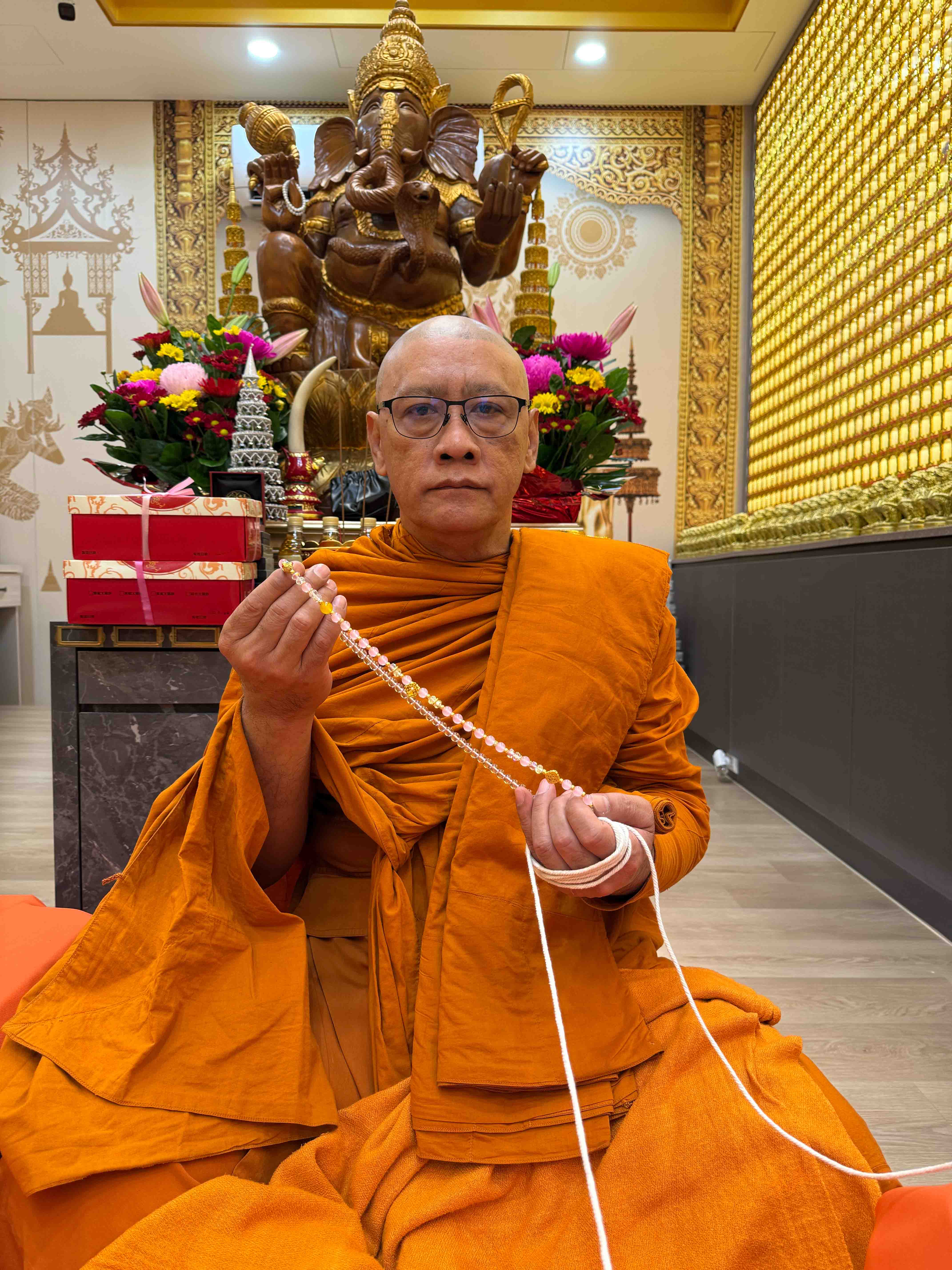 開運NOW-【粉幸福佛牌項鍊】 產品說明