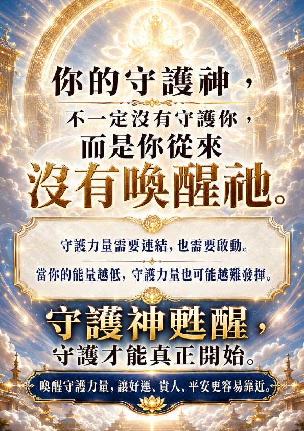 開運NOW-【雙神覺醒】守護神甦醒法 產品說明