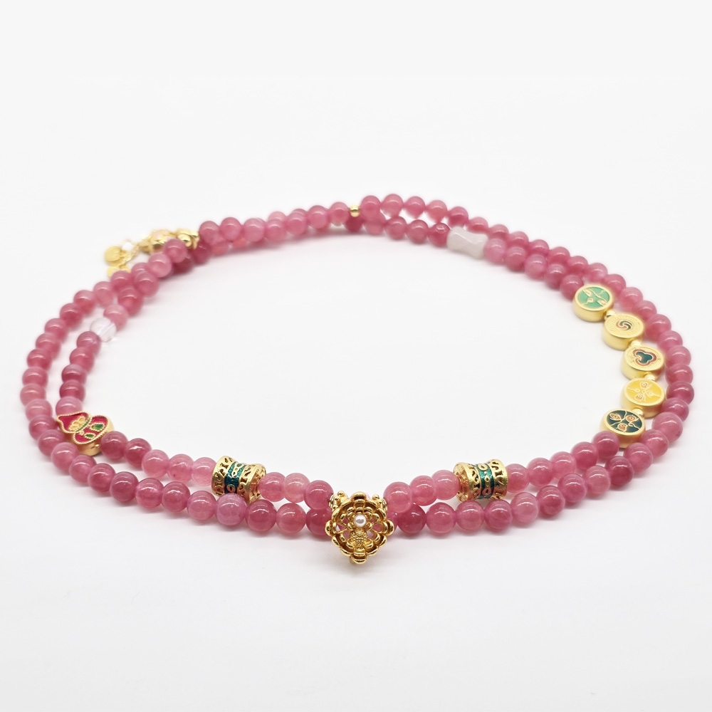 開運NOW-【紅紋石福祿佛牌鍊】 產品說明