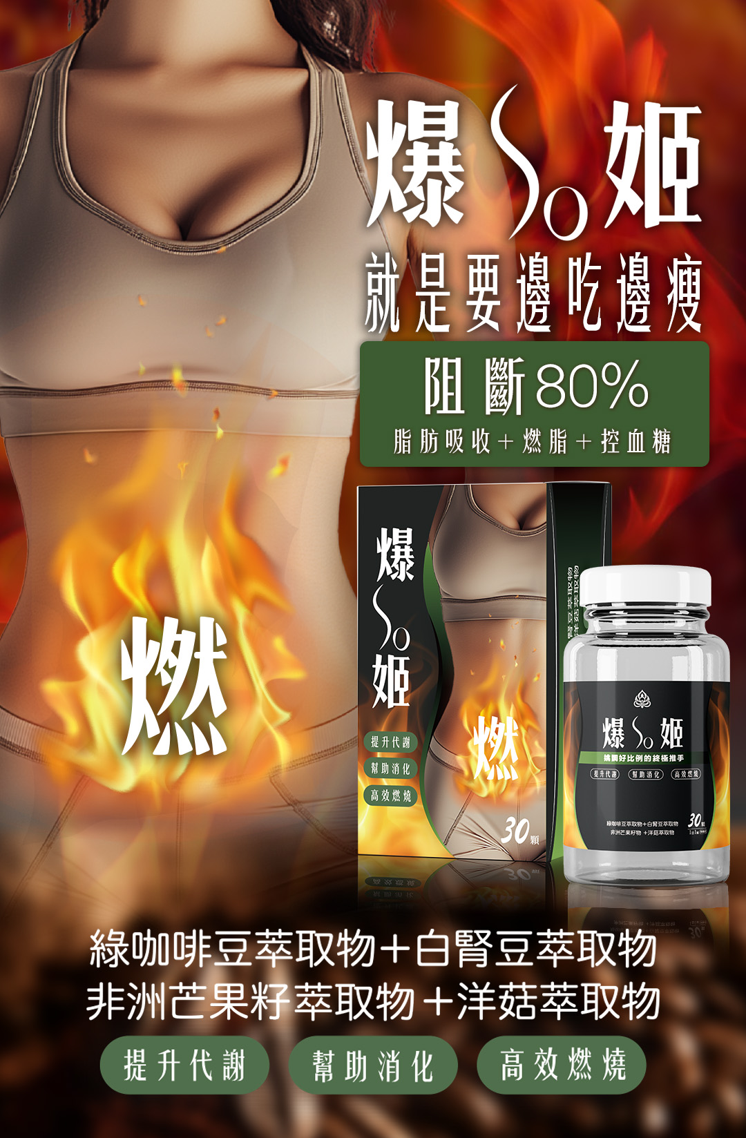 開運NOW-【腰瘦×爆瘦×瘦瘦錦囊】💖 體態優化 × 健康維持 產品說明