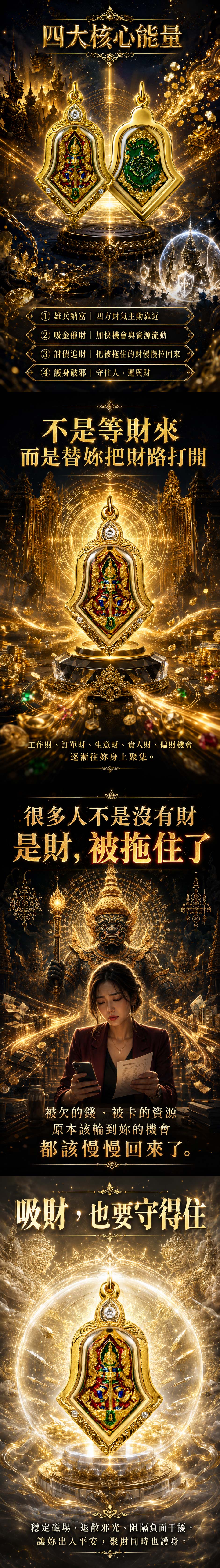 開運NOW-雄兵納富・吸金鬼王佛牌 產品說明