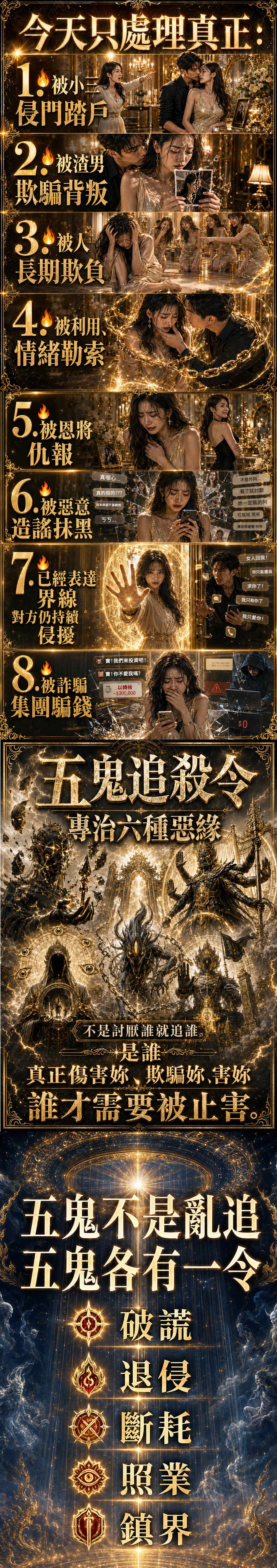 開運NOW-【頂級祕法】五鬼追殺令 產品說明