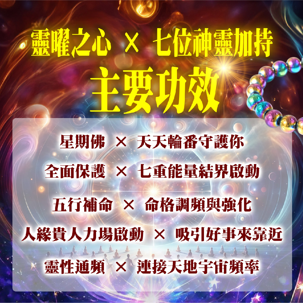 大辣天后宮-靈曜之心_×_七位神靈加持