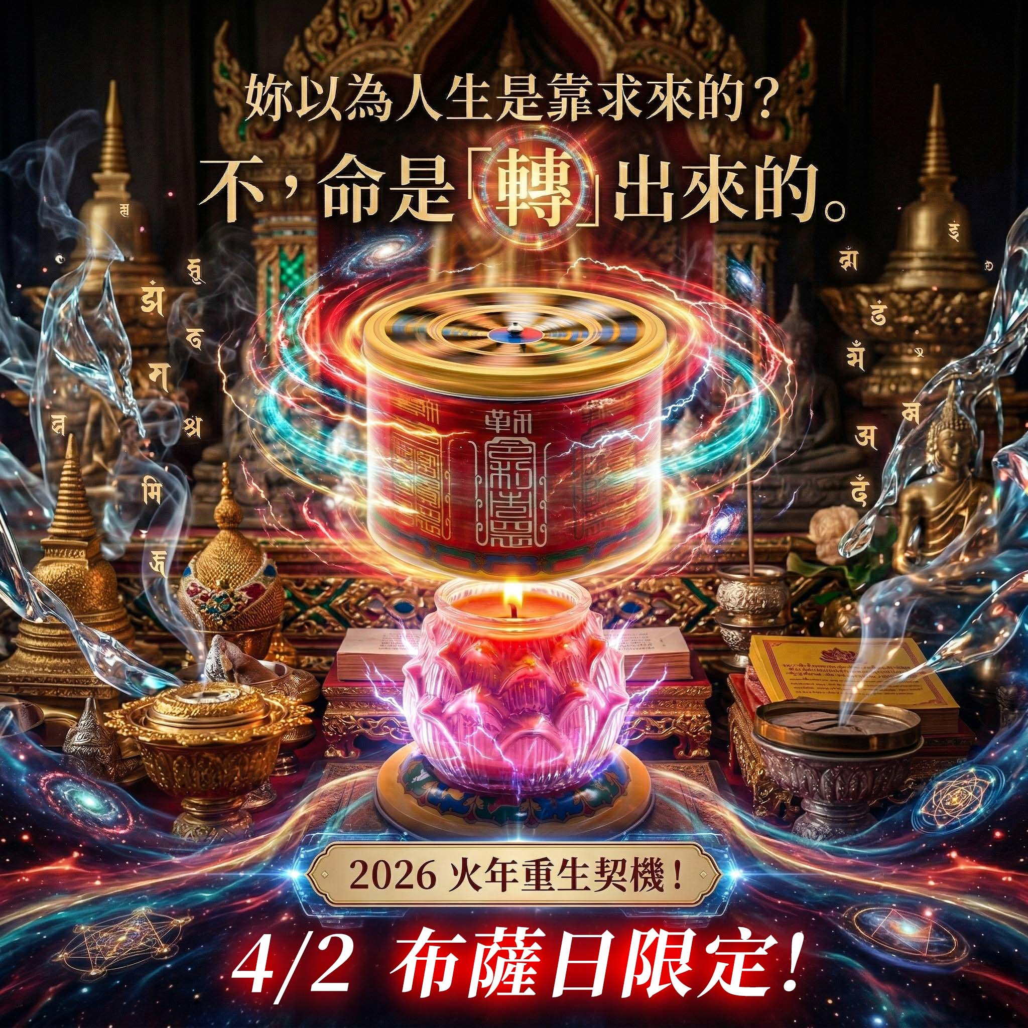 開運NOW-馬上有功德・火轉經輪＿