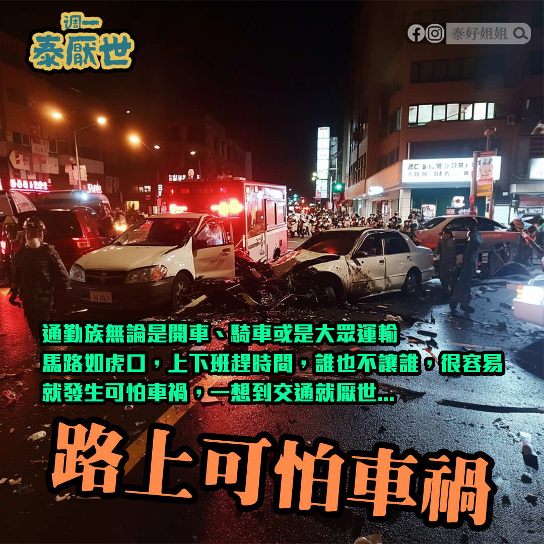 路上可怕車禍