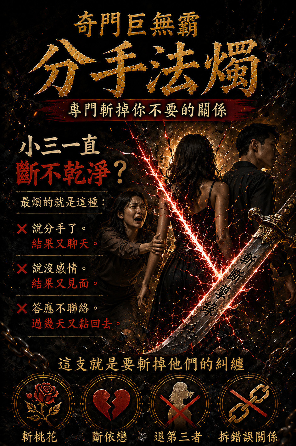 奇門巨無霸分手蠟燭