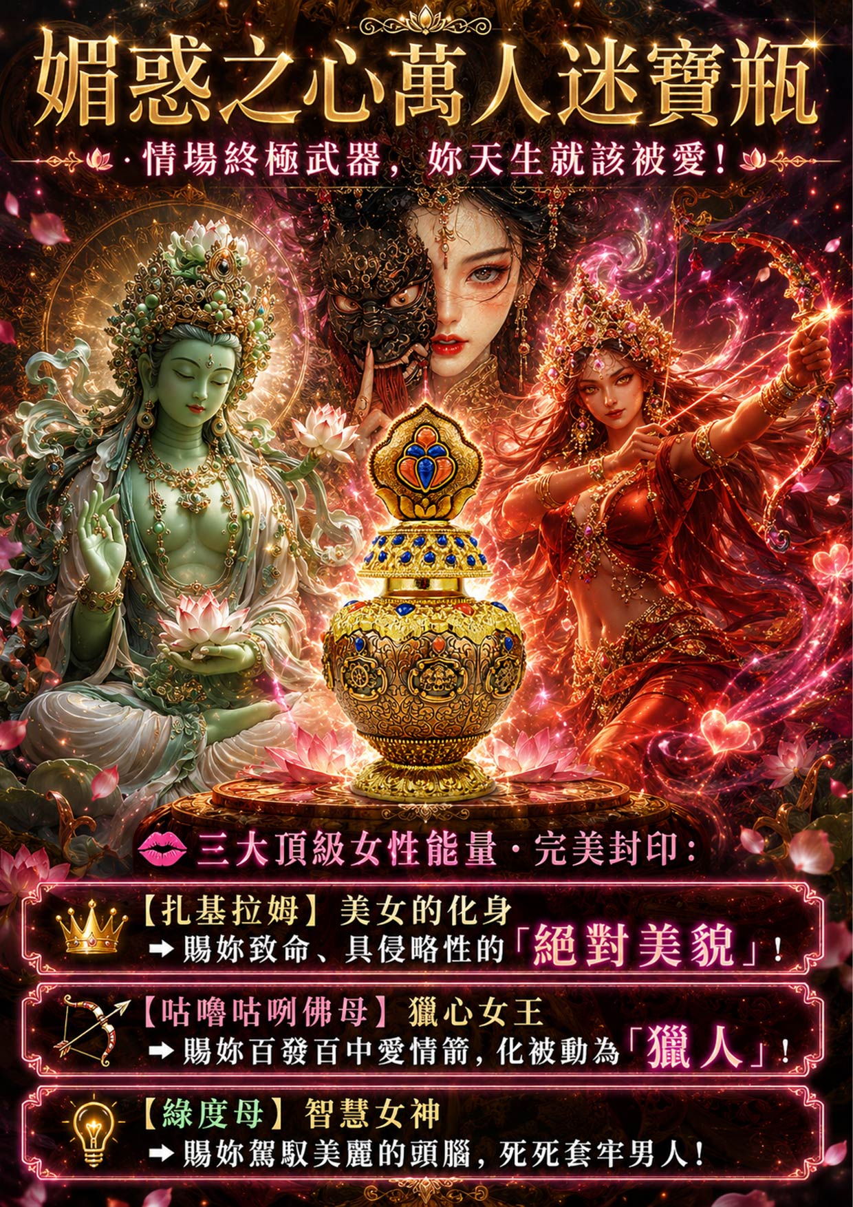 開運NOW-【開運珍藏】媚惑之心萬人迷寶瓶-預購 產品說明