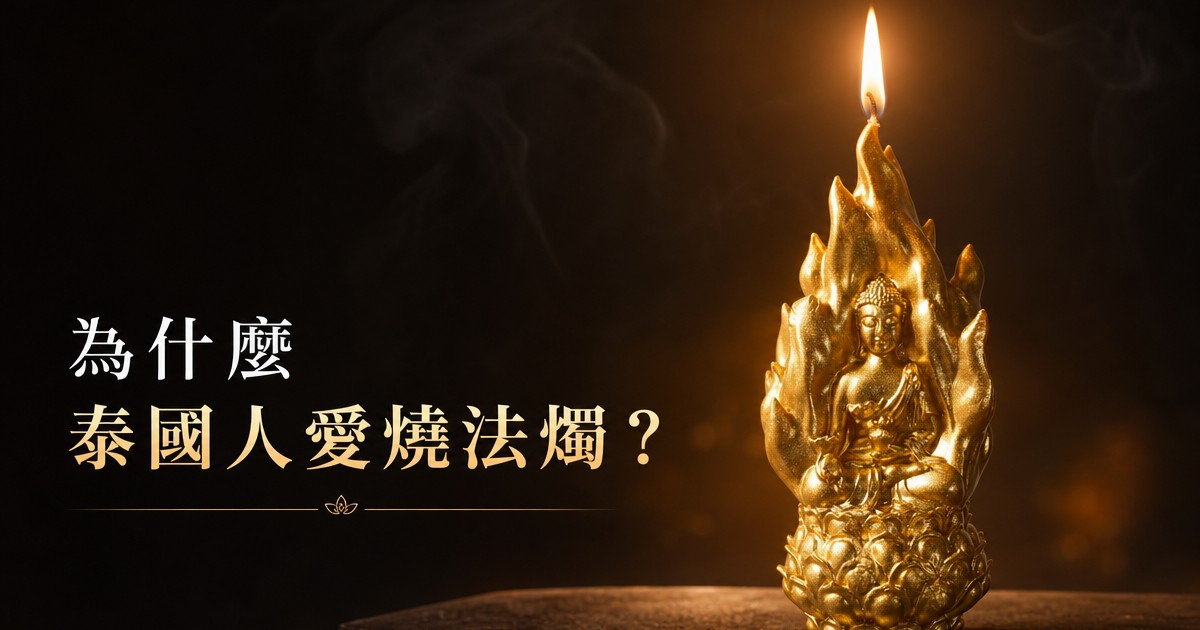 為什麼泰國人愛燒法燭?魯士谷法脈與願力原理解析|開運NOW 文章首圖