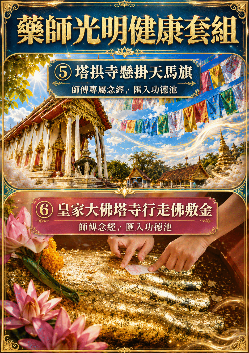 泰幸福-【世界煙供日】藥師光明健康套組 產品說明