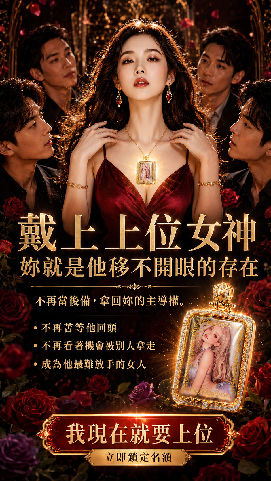 開運NOW-【女王氣場】上位女神佛牌-預購 產品說明