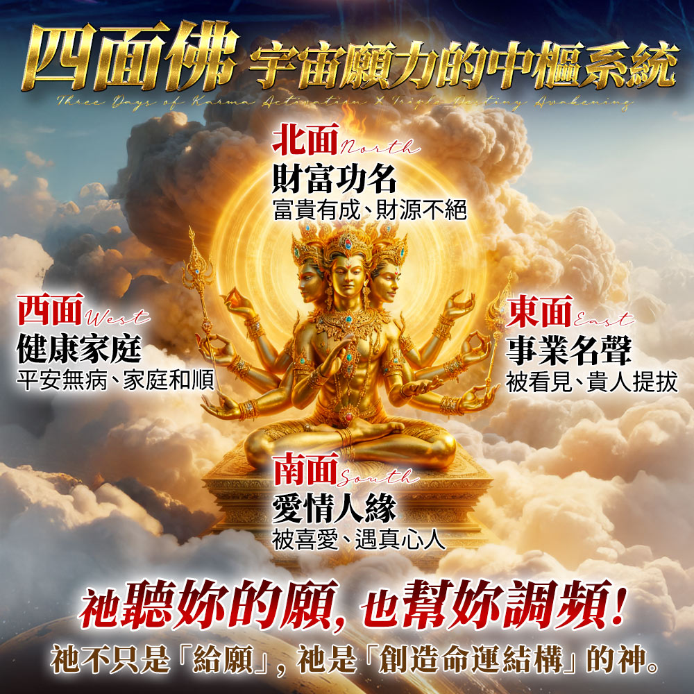 開運NOW-萬佛齊聚·四面佛聖誕·有求必應大法會