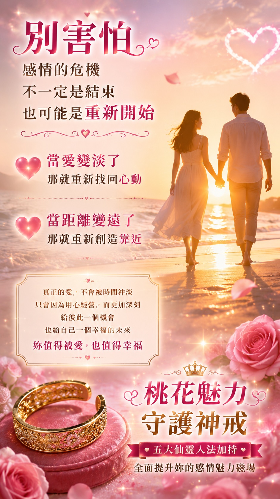 泰幸福-【感情翻身】桃花魅力守護神戒送《發浪姬》情慾保養聖品 產品說明