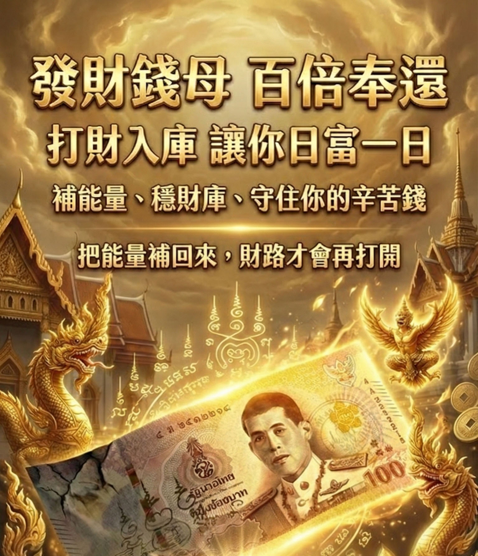 開運NOW-【發財金加持】VIP_20倍加持 產品說明