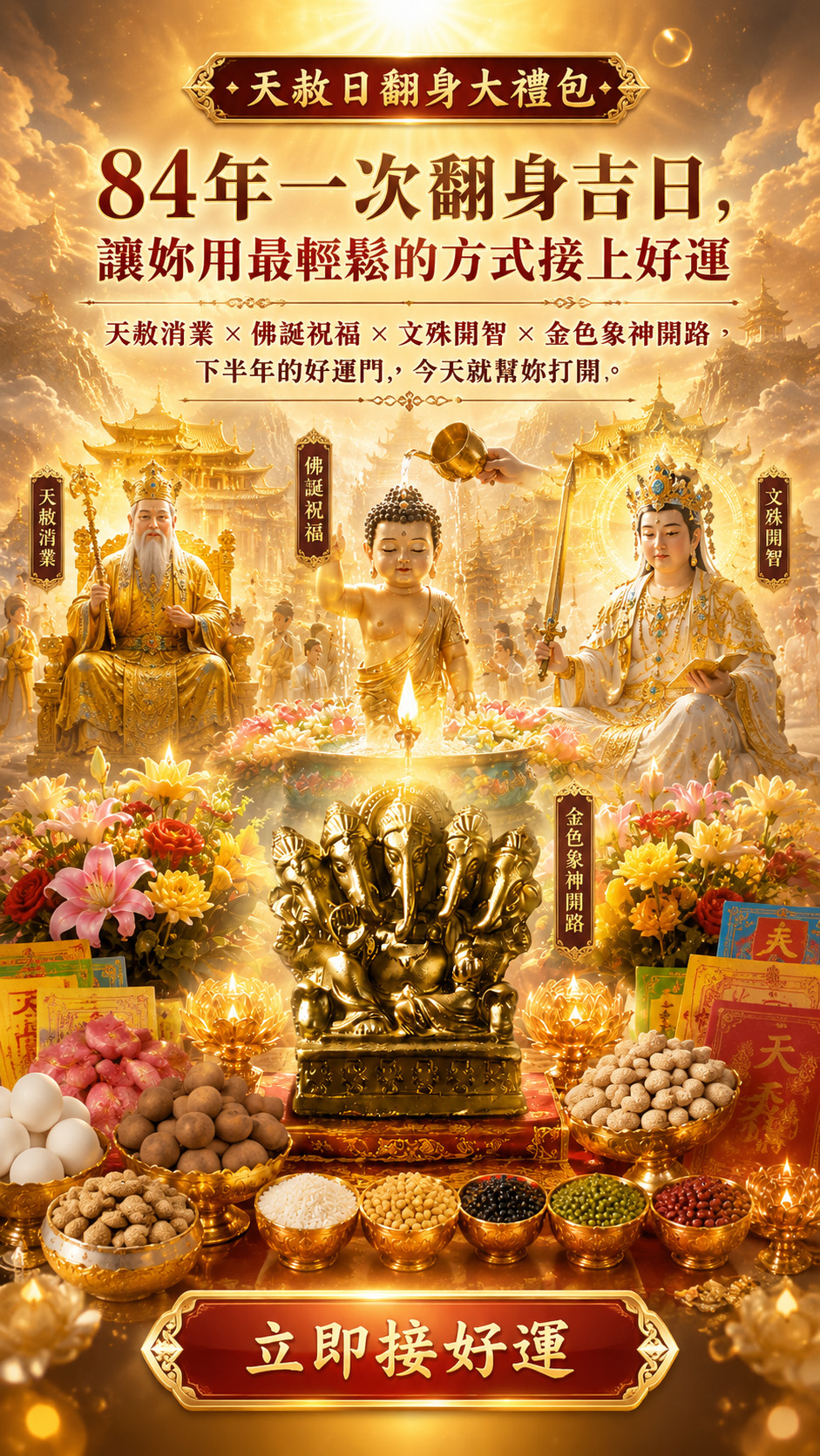 泰幸福-【天赦日翻身大禮包】開運啟福組 產品說明