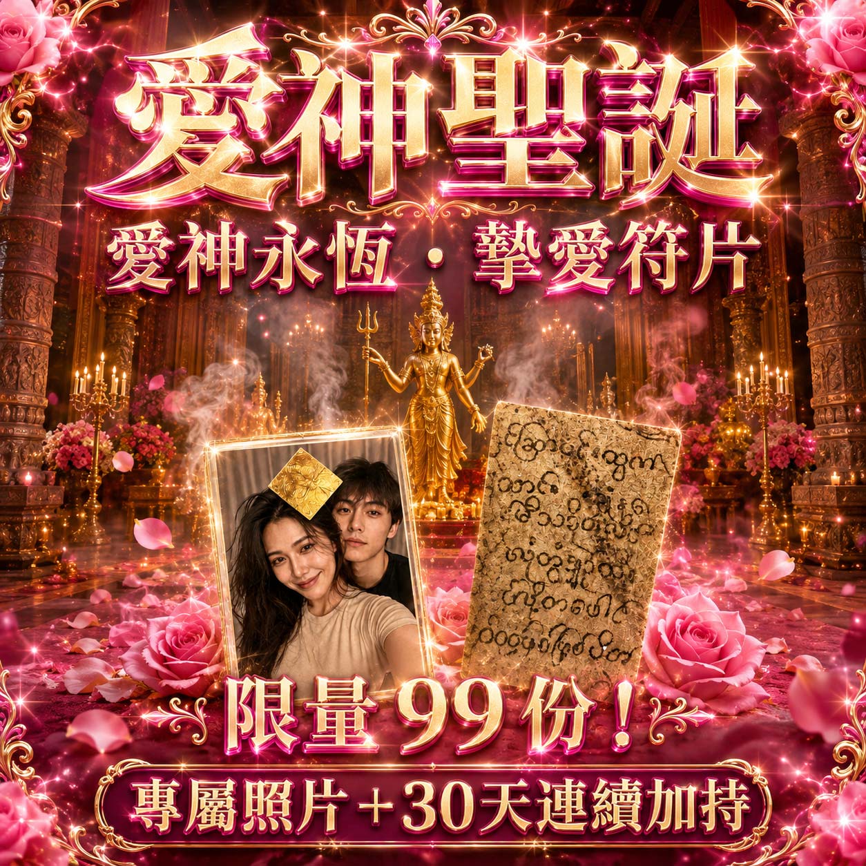 泰幸福-【愛神聖誕】愛神永恆・摯愛符片
