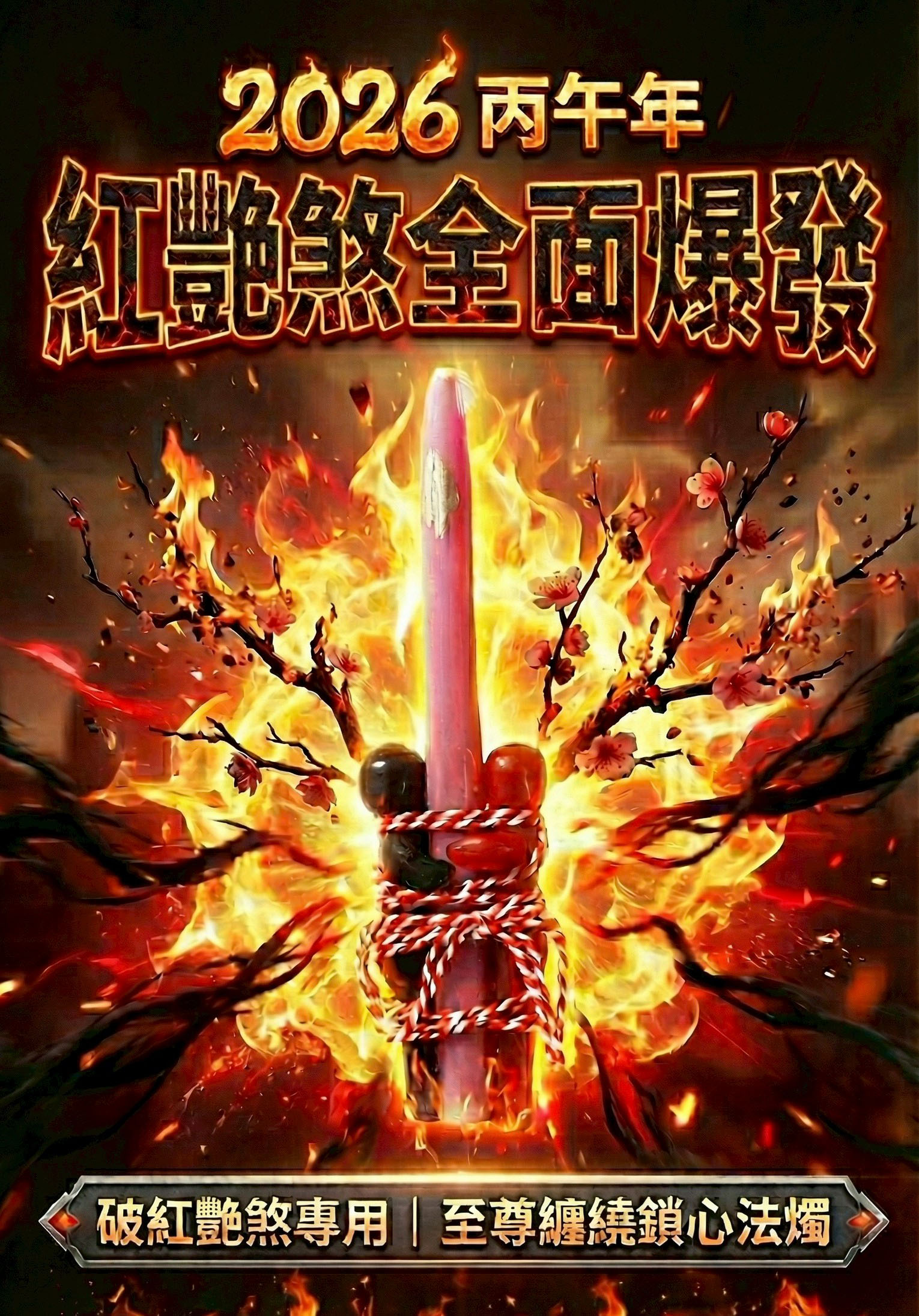 至尊纏繞鎖心法燭