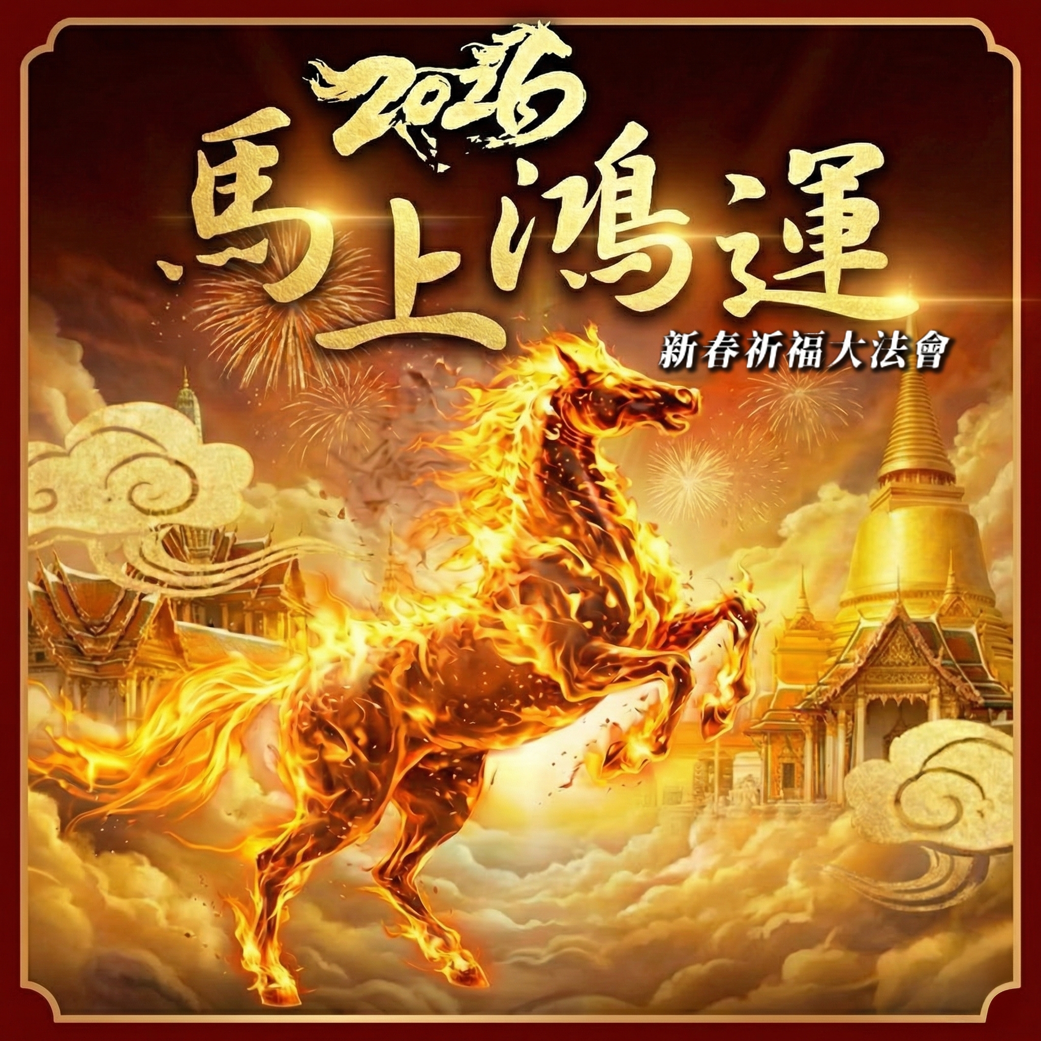 開運NOW-【新春開運】馬上鴻運新春祈福大法會_可加購_塔拱寺《風馬旗》