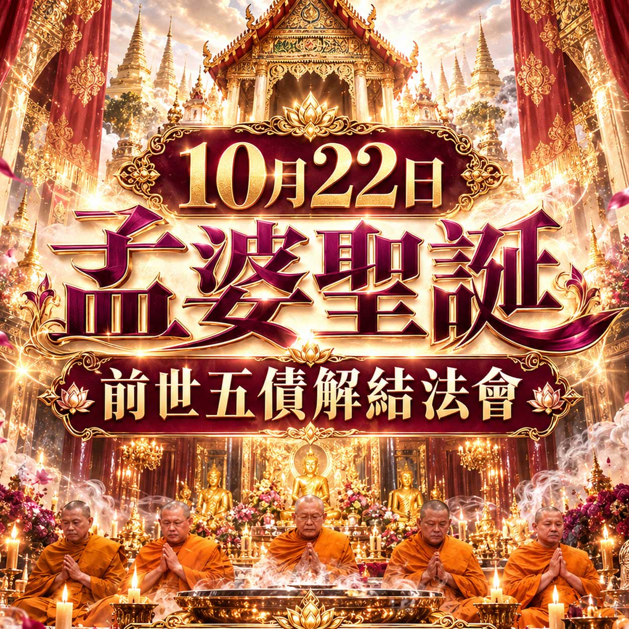 開運NOW-孟婆聖誕・前世五債解結法會-大眾版