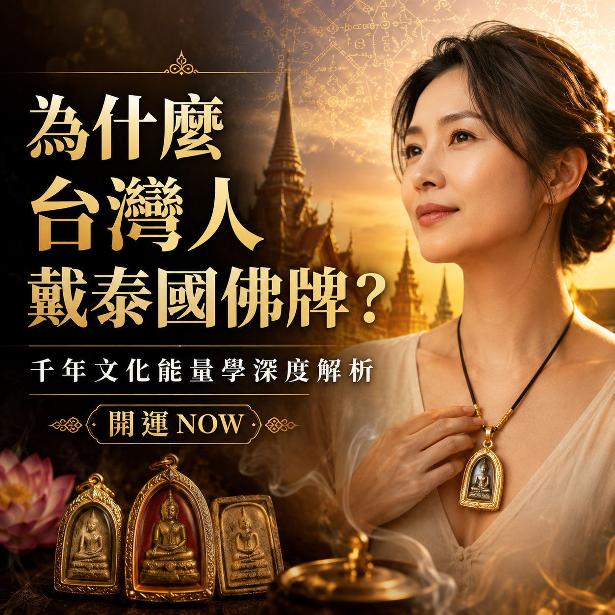 【泰好學】為什麼台灣人戴泰國佛牌？千年文化能量學深度解析｜開運NOW