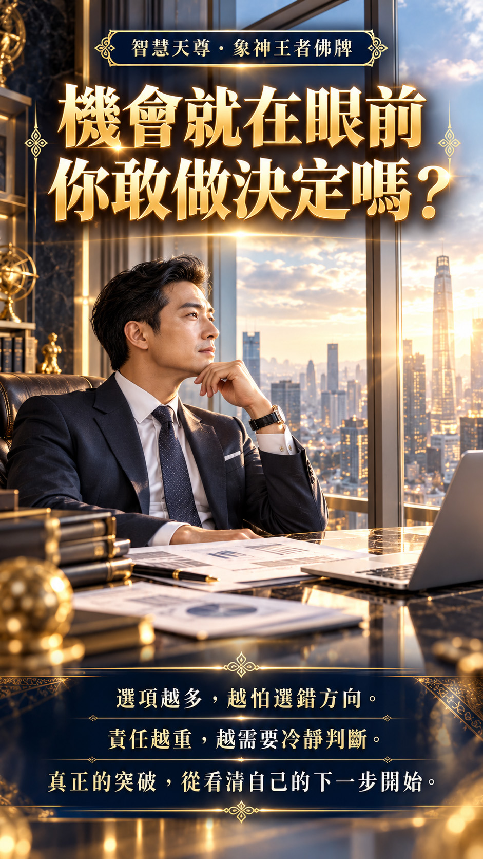 智慧天尊．象神王者佛牌