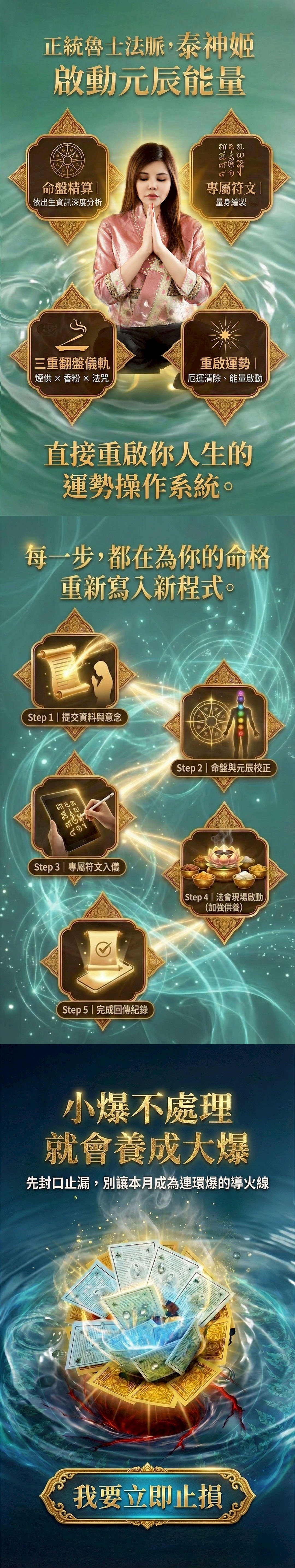 開運NOW-【星期三】泰流月・流月去衰轉運術+拉胡天神法燭 產品說明