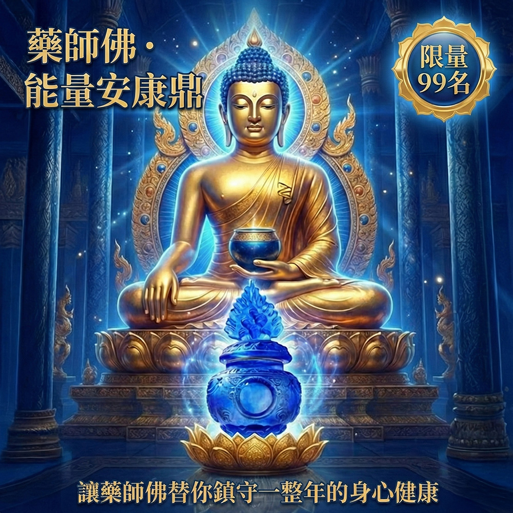 開運NOW-藥師佛．能量安康鼎