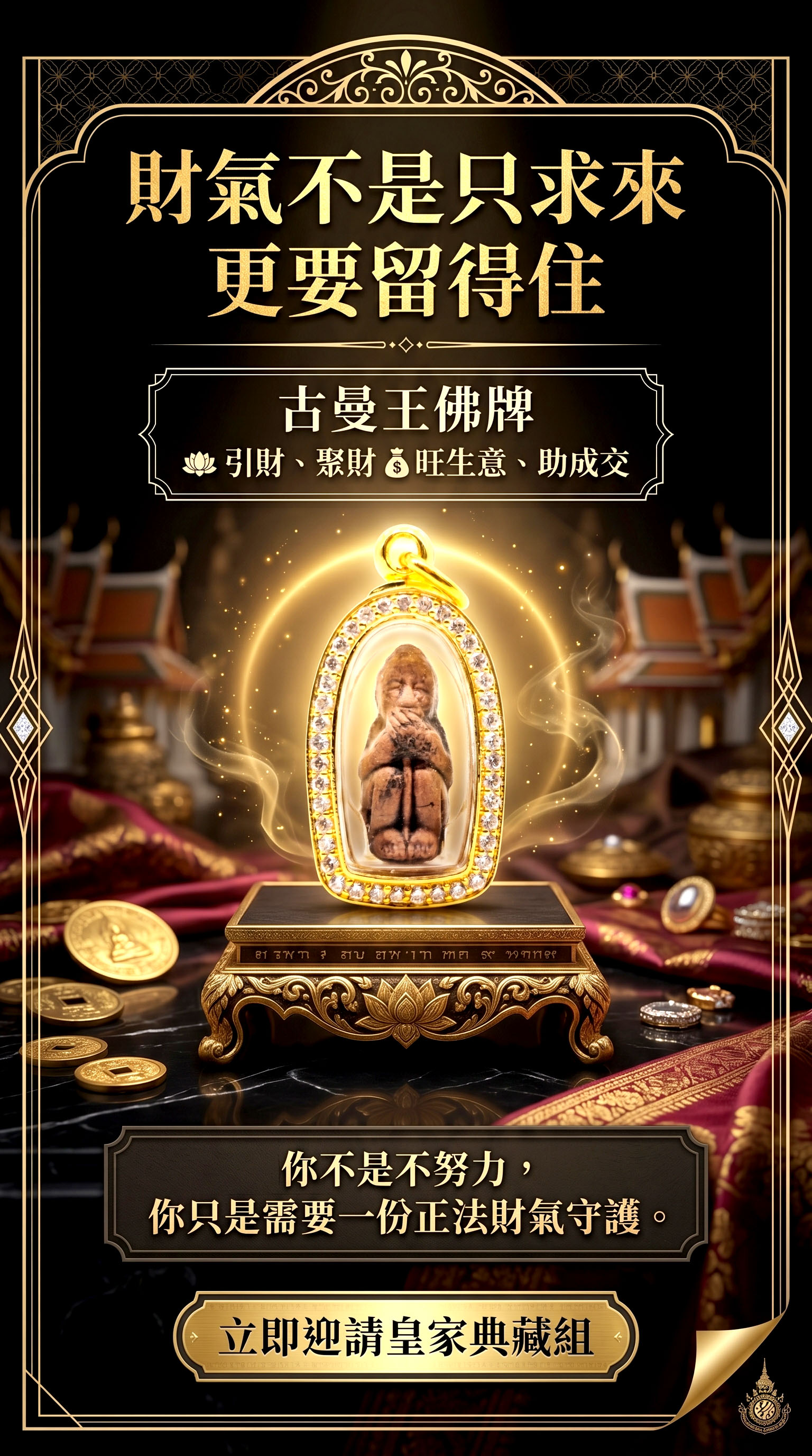 泰幸福-【限定】2505古曼王佛牌 產品說明